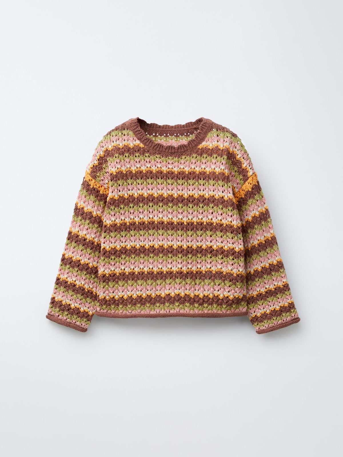 Colorblock Striped Sweater