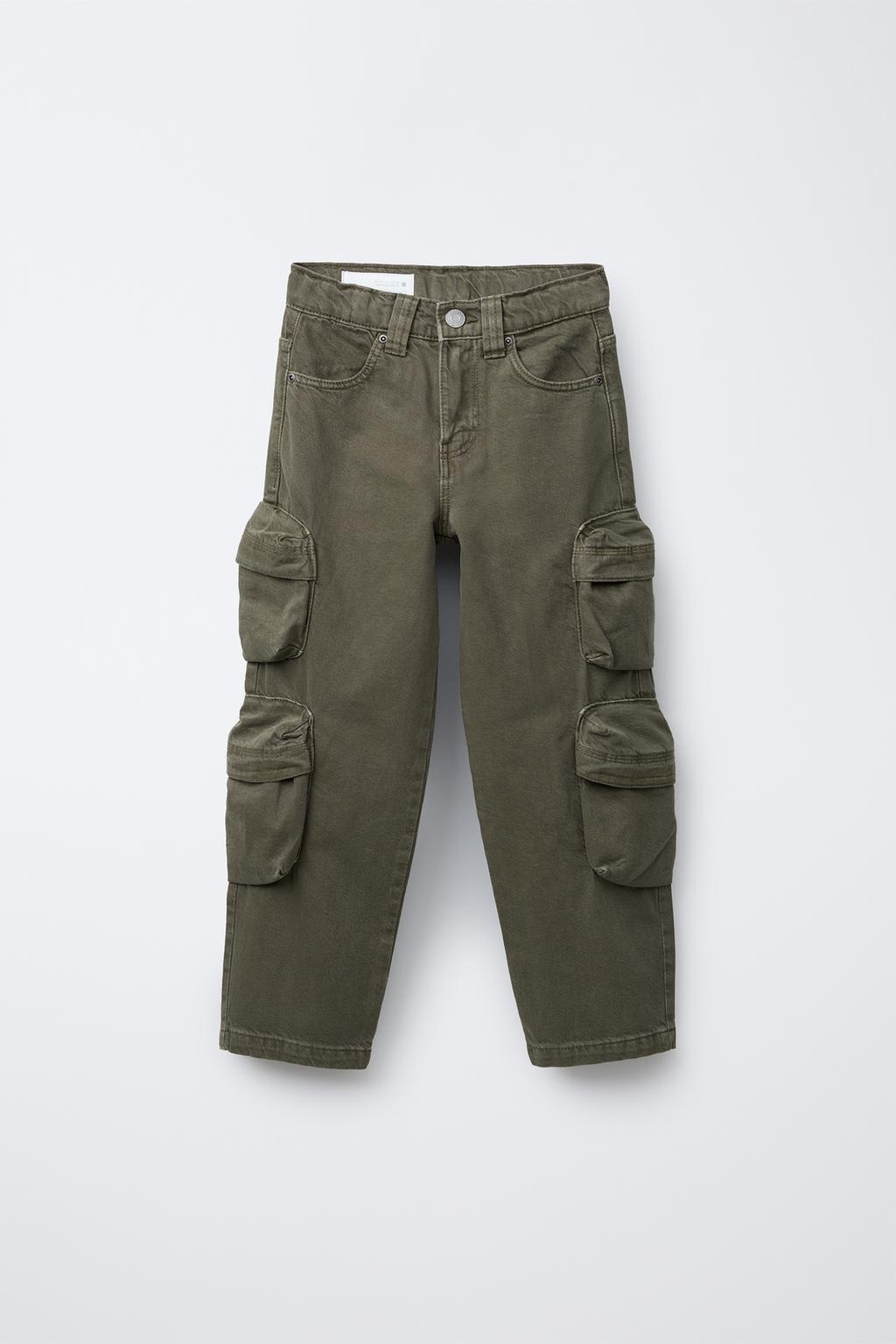 Cargo Multi-Pocket Wide Leg Pants