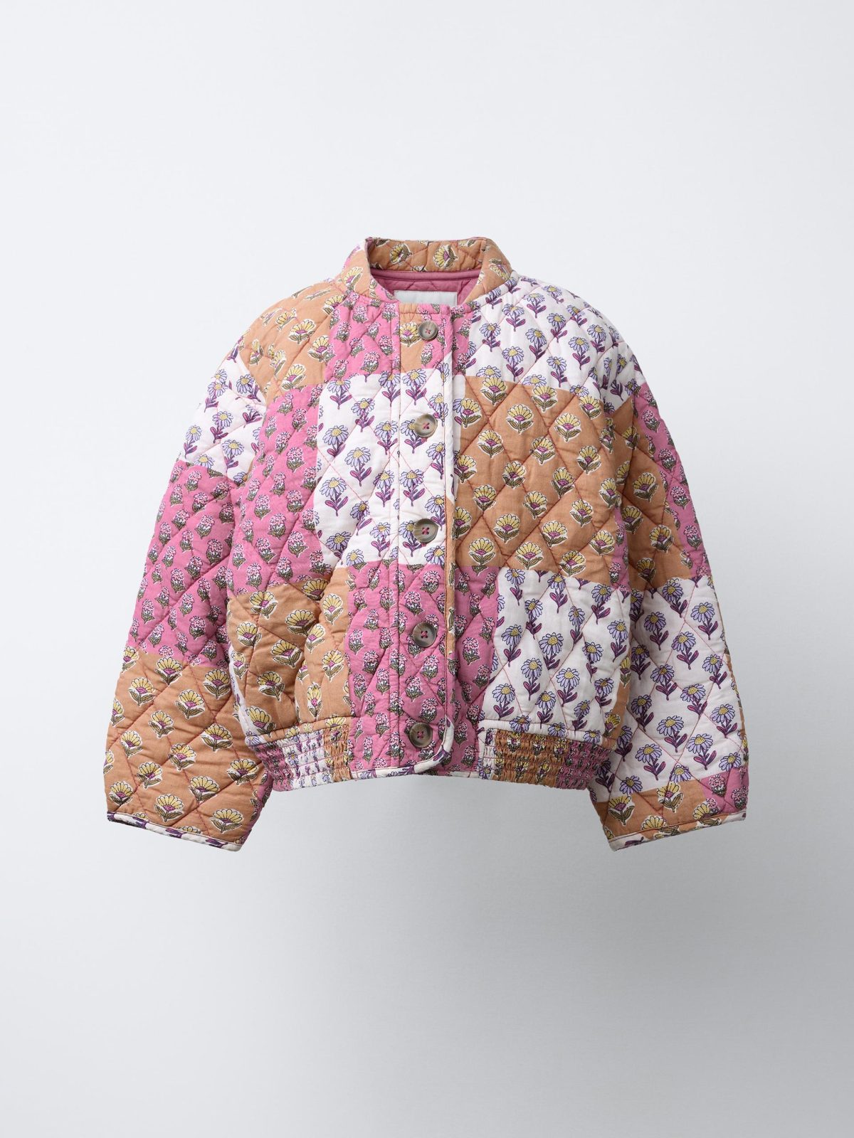 Patchwork Bomber Jacket