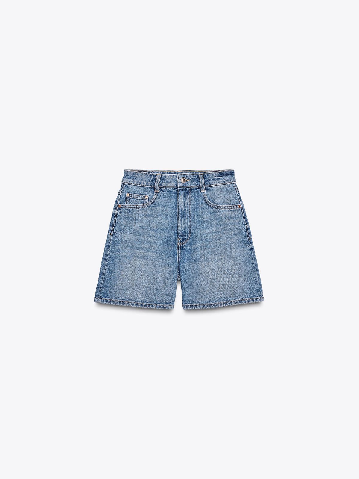 High-rise Denim Shorts