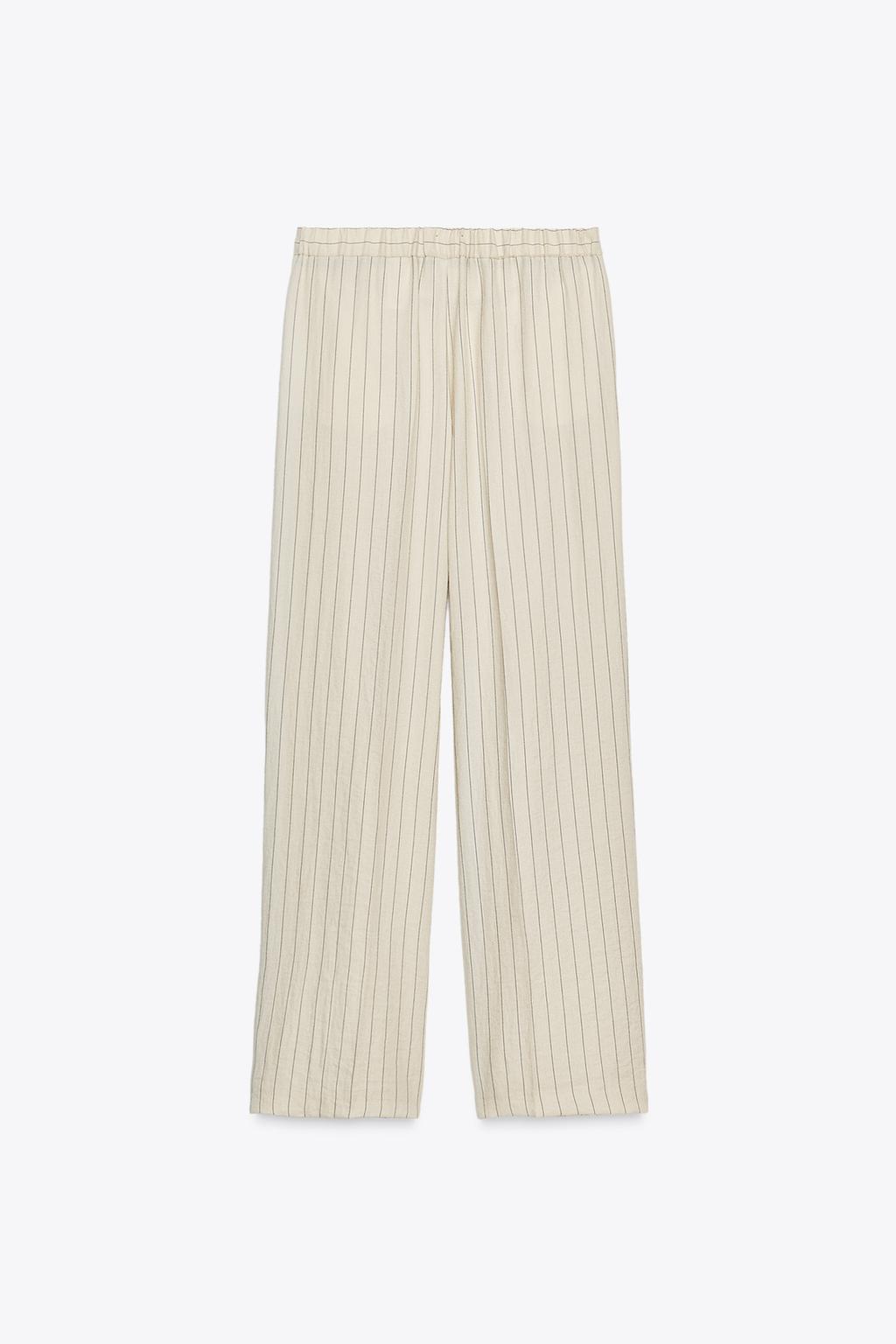 Striped Straight Pants