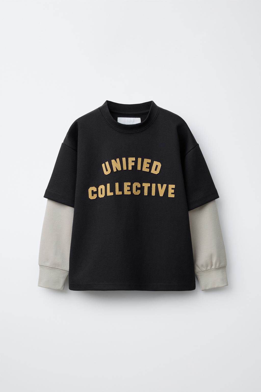 Double-Layered Cuffs And A Preppy Style Sweatshirt