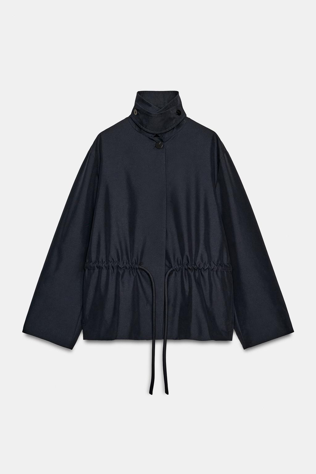 Strap-Embellished Parka